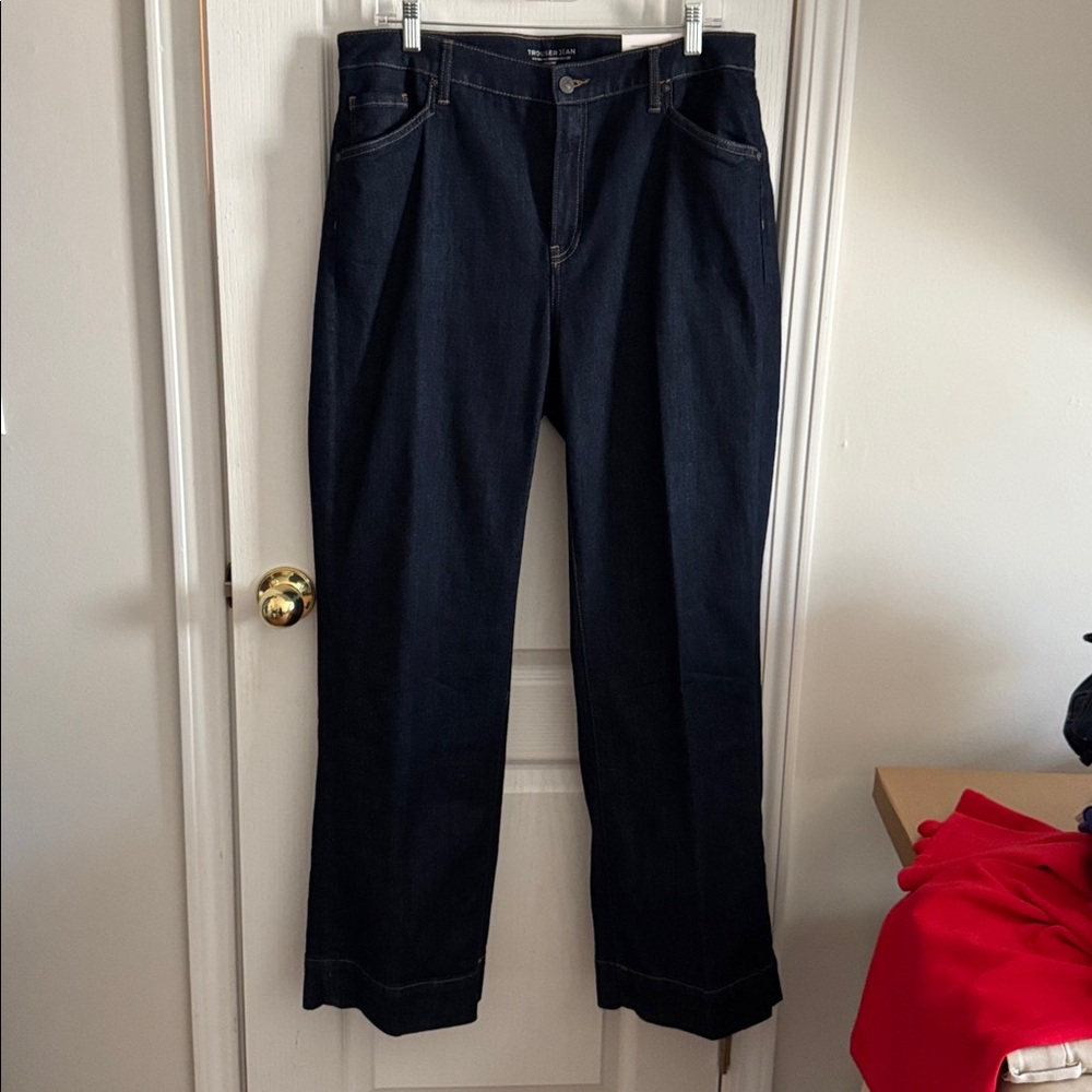 Chico's Deep Indigo Straight Jeans